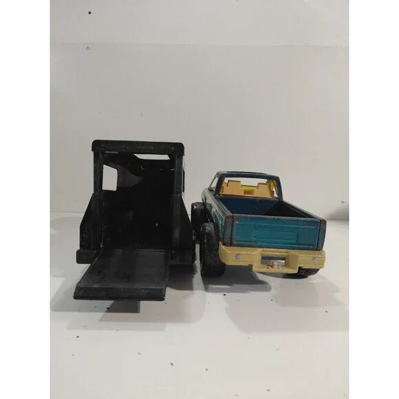 Nylint Pressed Steel Metal Plastic Quarter Horse Champion Pickup Truck & Trailer - Picture 7 of 9